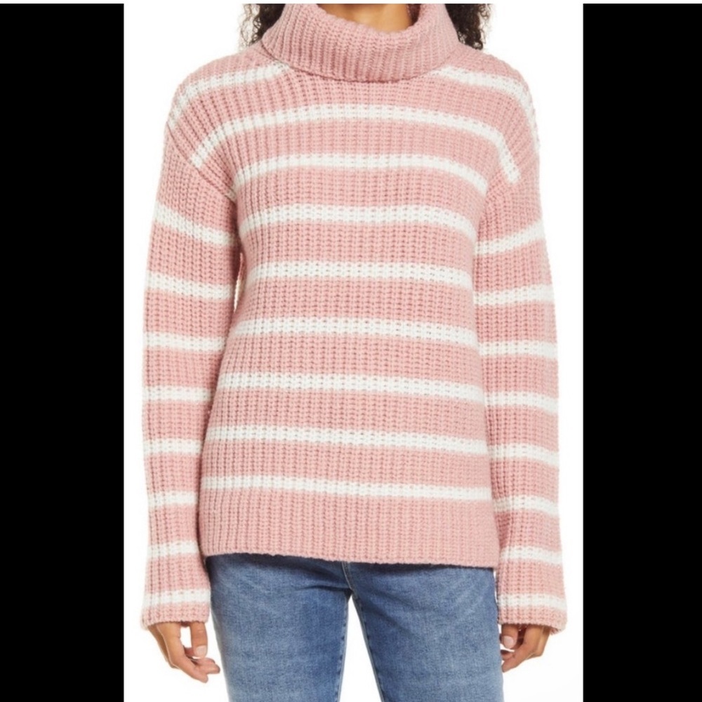Caslon COZY STRIPE TURTLENECK SWEATER ❤️IN STORES❤️